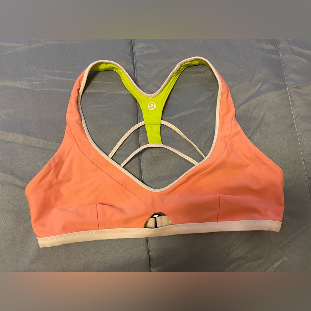 Reversible Lululemon bikini top! Multi color strappy.